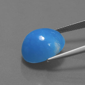 13.12克拉天然异极矿，椭圆形切割，不透明