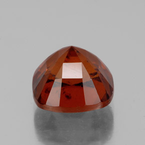 4.07克拉天然橙色桂榴石，垫形剪裁，8.8×8.8毫米，VS-SI