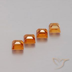 1.50克拉天然钙铝榴石，正方形，VS