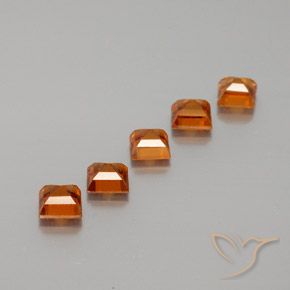 1.59克拉天然钙铝榴石，正方形，VS