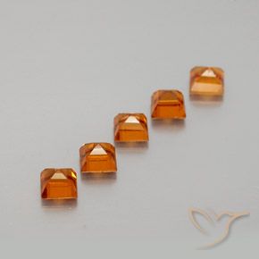 1.64克拉天然钙铝榴石，正方形，VS