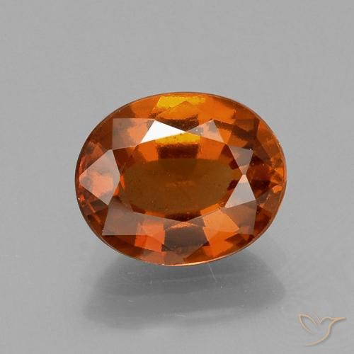 1.77ct 天然 中橙 钙铝榴石, 椭圆形, VS