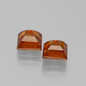 2.82天然橙色桂榴石，方形，6×5.9毫米，VS-SI