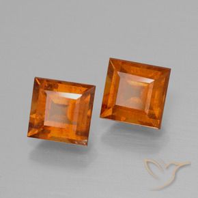 2.73克拉天然钙铝榴石，正方形，VS-SI