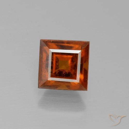 2.19ct 天然 深橙色 钙铝榴石, 正方形, VS-SI