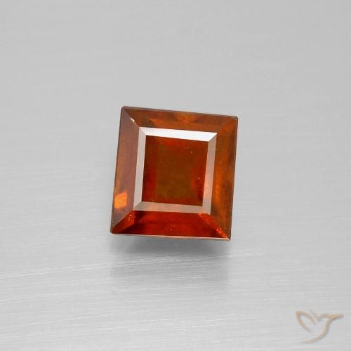 1.97ct 天然 火橙 钙铝榴石, 正方形, VS-SI