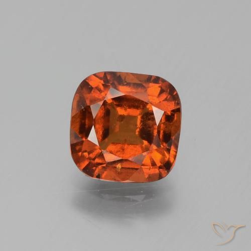 2.38ct 天然 深橙色 钙铝榴石, 软垫, VS-SI
