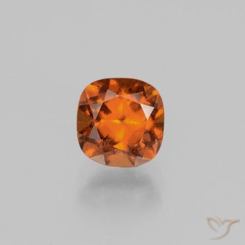 1.47ct 天然 深橙色 钙铝榴石, 软垫, VS
