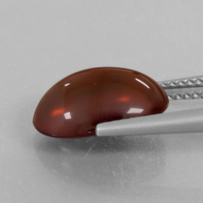 5.65克拉天然钙铝榴石，椭圆形切割，半透明