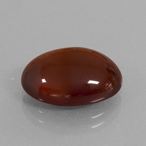 9.76克拉天然橙色桂榴石，椭圆形切割，15×11.1毫米，半透明