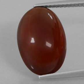 8.24克拉天然橙色桂榴石，椭圆形切割，14.8×10.1毫米，半透明