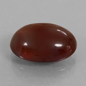 8.05克拉天然棕色桂榴石，椭圆形切割，13.9×10毫米，半透明