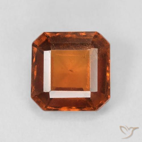 1.86ct 天然 深橙色 钙铝榴石, 祖母绿式切割, VS