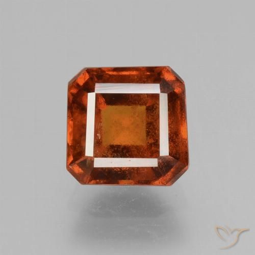 2.57ct 天然 中橙 钙铝榴石, 祖母绿式切割, VS-SI