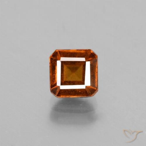 1.49ct 天然 深橙色 钙铝榴石, 祖母绿式切割, VS