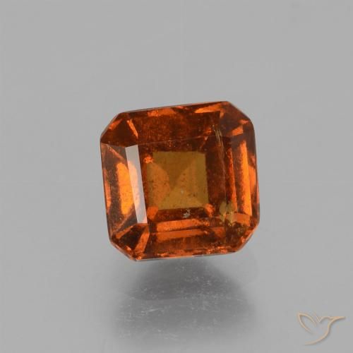 1.60ct 天然 中橙 钙铝榴石, 祖母绿式切割, VS-SI