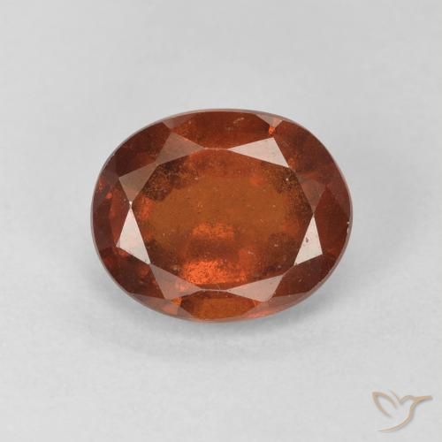 2.27ct 天然 深橙色 钙铝榴石, 椭圆形, VS-SI