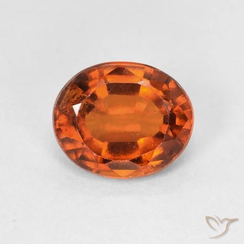2.07ct 天然 中橙 钙铝榴石, 椭圆形, VS