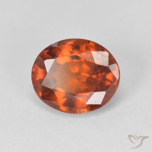 2.48ct 天然 Medium Dark-Orange 钙铝榴石, 椭圆形, VS