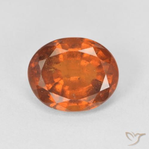 2.49ct 天然 深橙色 钙铝榴石, 椭圆形, VS-SI