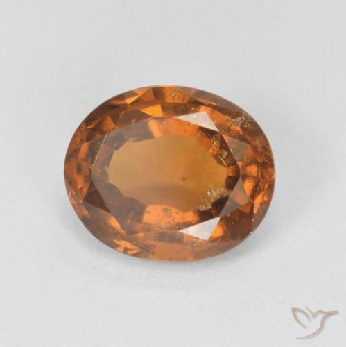 2.23ct 天然 深橙色 钙铝榴石, 椭圆形, VS-SI