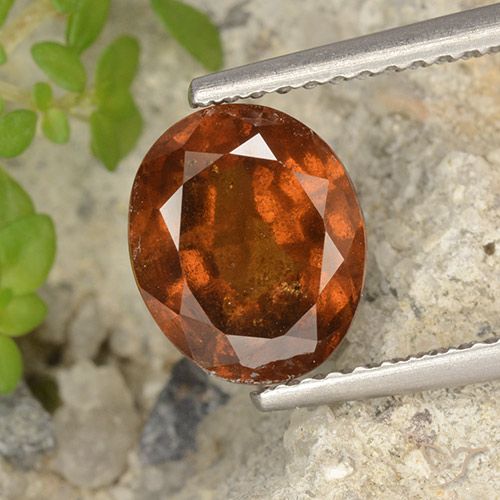 2.69ct 天然 中橙 钙铝榴石, 椭圆形, VS-SI