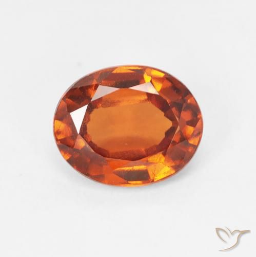 1.94ct 天然 中橙 钙铝榴石, 椭圆形, VS-SI
