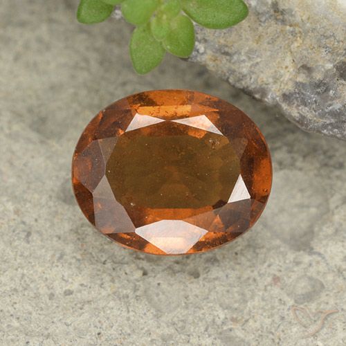 1.79ct 天然 中深橙色 钙铝榴石, 椭圆形, VS-SI