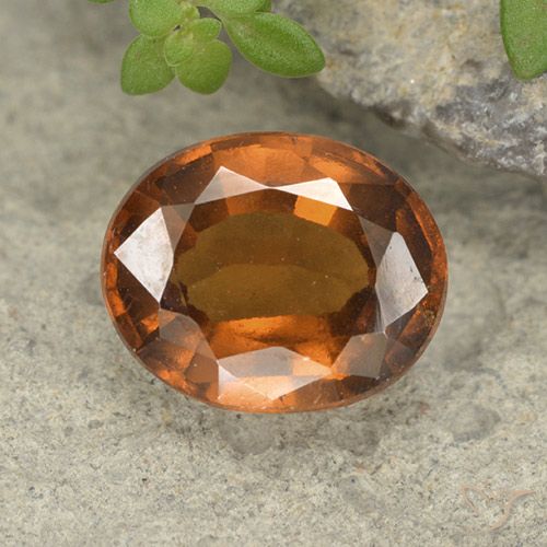 2.48ct 天然 中橙 钙铝榴石, 椭圆形, VS