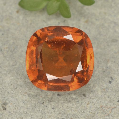 1.80ct 天然 深橙色 钙铝榴石, 软垫, VS-SI