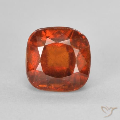 1.91ct 天然 红橙色 钙铝榴石, 软垫, VS