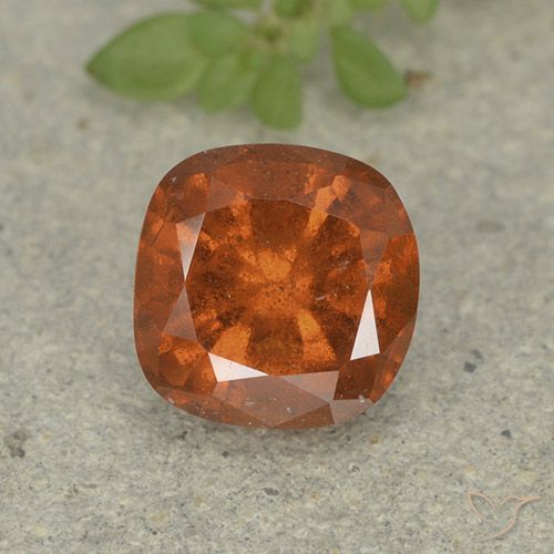 1.74ct 天然 中橙 钙铝榴石, 软垫, VS-SI