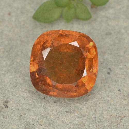 1.60ct 天然 中橙 钙铝榴石, 软垫, VS-SI