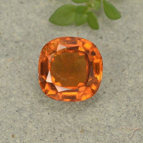 1.80ct 天然 中橙 钙铝榴石, 软垫, VS