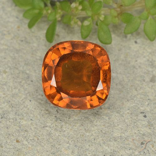 1.78ct 天然 中橙 钙铝榴石, 软垫, VVS-VS