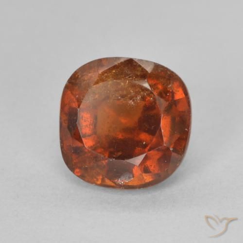 1.92ct 天然 火橙 钙铝榴石, 软垫, VS-SI