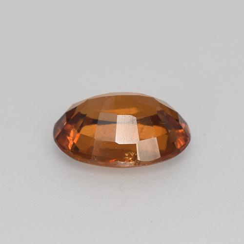 1.27克拉天然橙色桂榴石，椭圆形切割，7.8×6毫米，VS