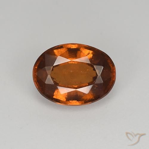 1.60ct 天然 姜饼布朗 钙铝榴石, 椭圆形, VS