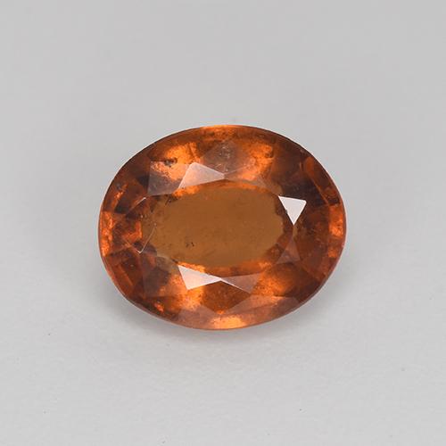 2.26克拉天然棕色桂榴石，椭圆形切割，8.9×7.3毫米，VS-SI