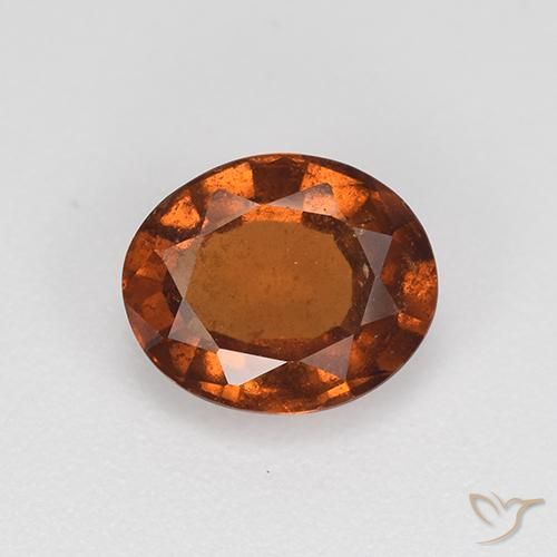 2.00ct 天然 橙棕色 钙铝榴石, 椭圆形, VS-SI