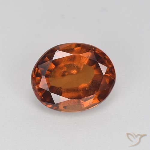2.55ct 天然 中褐色 钙铝榴石, 椭圆形, VS-SI