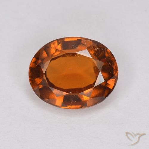 1.94ct 天然 深橙色 钙铝榴石, 椭圆形, VS-SI