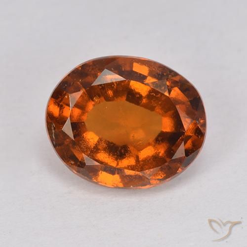 2.56ct 天然 琥珀橙 钙铝榴石, 椭圆形, VS-SI