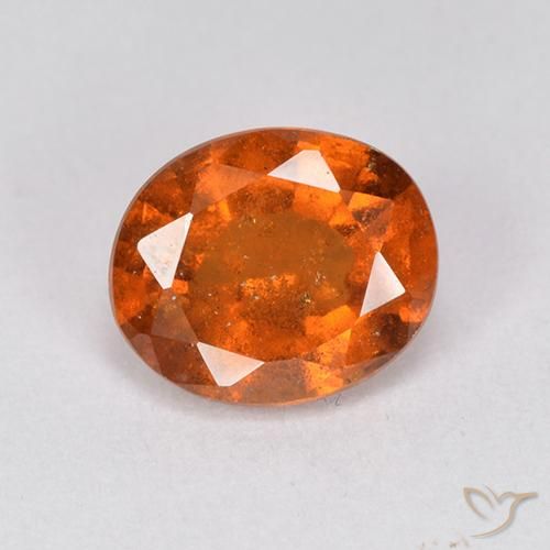 1.91ct 天然 深橙色 钙铝榴石, 椭圆形, VS-SI
