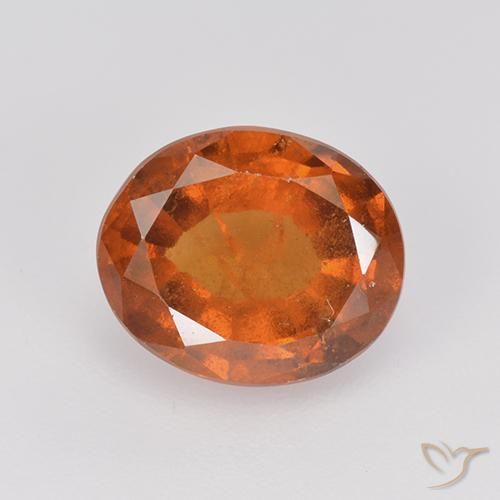 2.29ct 天然 深橙色 钙铝榴石, 椭圆形, VS-SI