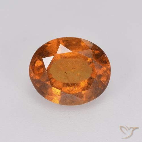 1.84ct 天然 深橙色 钙铝榴石, 椭圆形, VS-SI