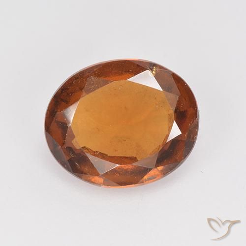 2.45ct 天然 深橙色 钙铝榴石, 椭圆形, VS