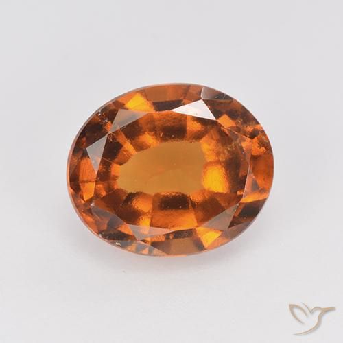 2.39ct 天然 深橙色 钙铝榴石, 椭圆形, VS