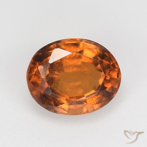1.74ct 天然 深橙色 钙铝榴石, 椭圆形, VS