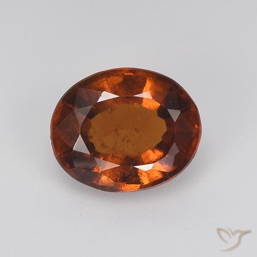 2.72ct 天然 红棕色 钙铝榴石, 椭圆形, VS-SI